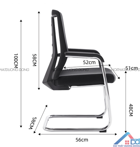 Ghế chân quỳ lưới cao cấp -CQ27