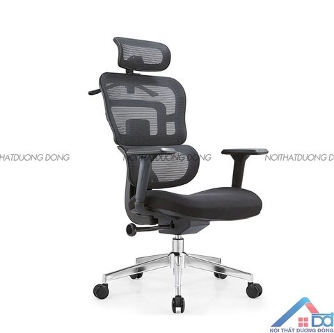 Ghế công thái học ergonomic có để chân nhựa -GX 22