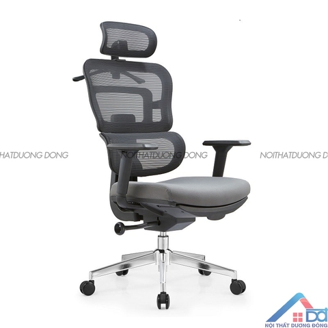 Ghế công thái học ergonomic có để chân nhựa -GX 22