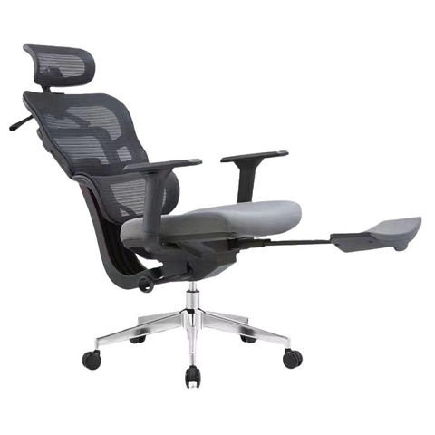 Ghế công thái học ergonomic có để chân nhựa -GX 22