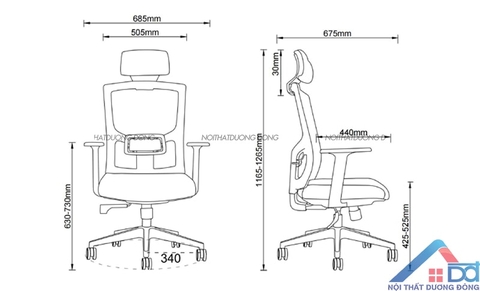 Ghế công thái học hiện đại -GX 18