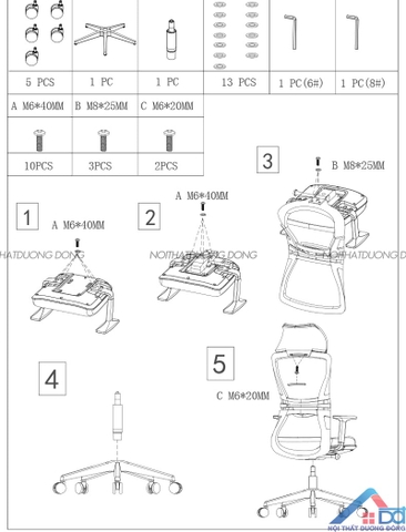 Ghế công thái học -GX 19