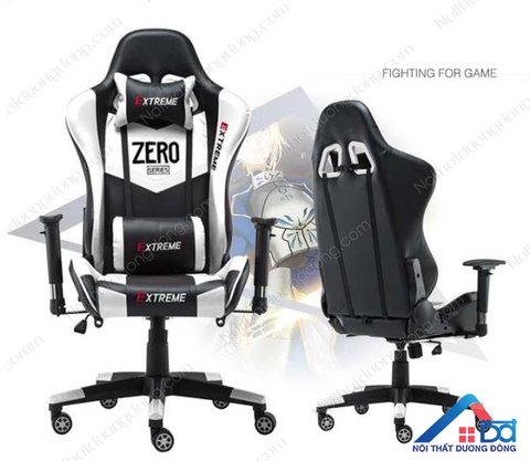 Ghế Gaming Extreme Zero V1 (White – Black) - CG 03