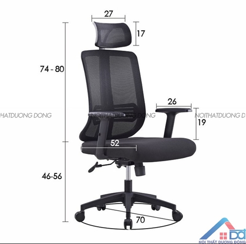 Ghế xoay tựa đầu hiện đại -GX 32