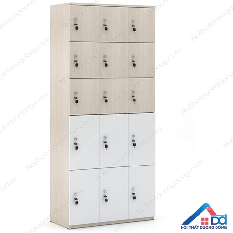 Tủ locker gỗ 15 ngăn - LKG 03