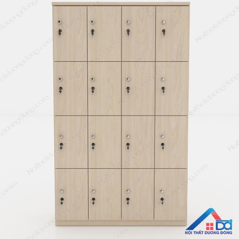 Tủ locker gỗ 16 ngăn - LKG 04