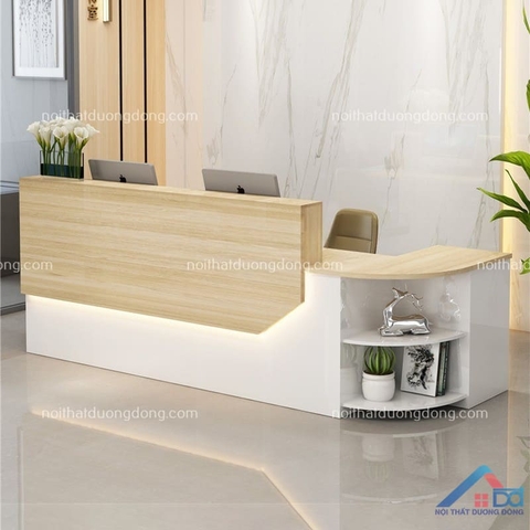 Quầy lễ tân đẹp nhiều màu sắc - LT 23