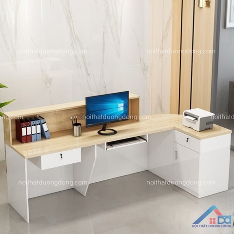 Quầy lễ tân đẹp nhiều màu sắc - LT 23