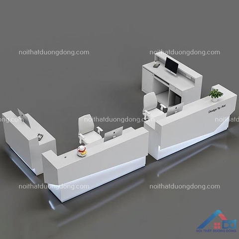 Quầy lễ tân hình chữ U - LT 24