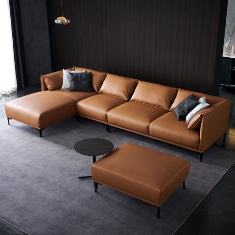 Sofa da góc hiện đại - SF 43