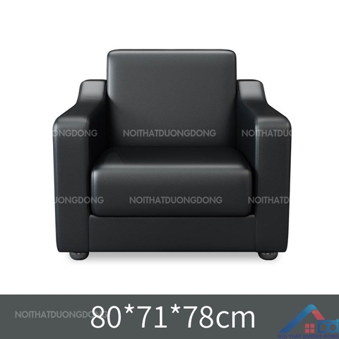 Sofa văn phòng tiếp tân kinh doanh màu đen -SF 70