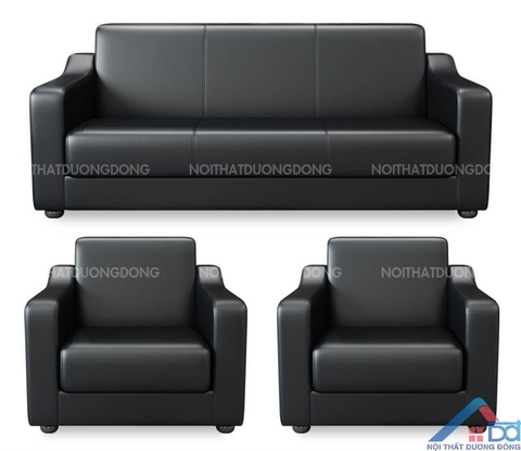 Sofa văn phòng tiếp tân kinh doanh màu đen -SF 70