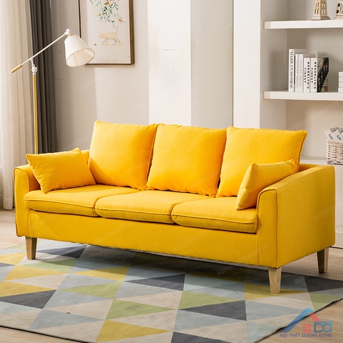 Sofa Văng Gỗ Tự Nhiên Bọc Nỉ- SF 01