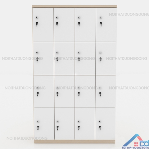 Tủ locker gỗ 16 ngăn hiện đại -LKG 19