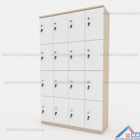 Tủ locker gỗ 16 ngăn hiện đại -LKG 19