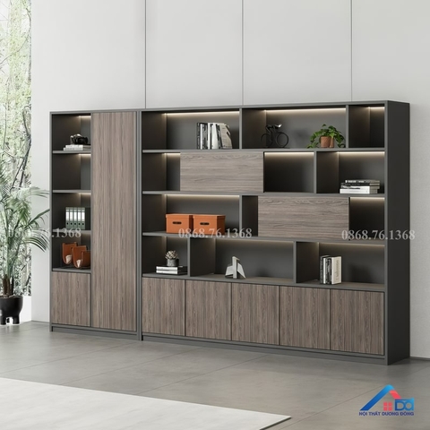 Tủ hồ sơ phòng giám đốc chất liệu gỗ công nghiệp - TL 102