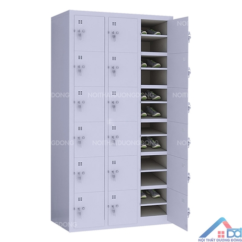 Tủ locker 18 ngăn đựng giày - LK 17