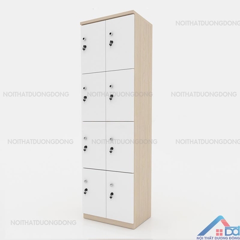 Tủ locker gỗ 8 cánh 2 khoang -LKG 18