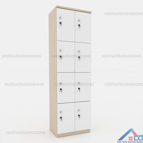 Tủ locker gỗ 8 cánh 2 khoang -LKG 18