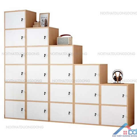 Tủ locker gỗ 1 cột 6 ngăn -LKG 15