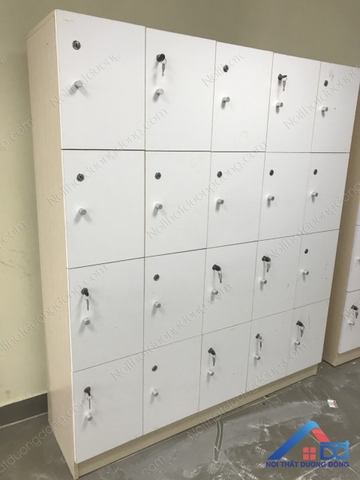 Tủ locker gỗ 16 ngăn giá rẻ - LKG 06