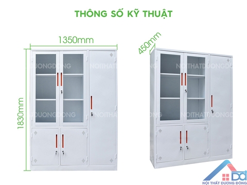 Tủ hồ sơ sắt 3 cánh -TS 26