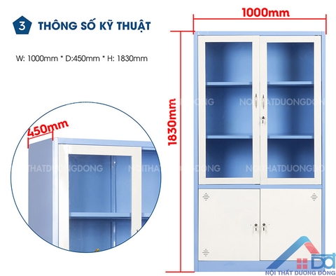 Tủ sắt đựng tài liệu -TS 21