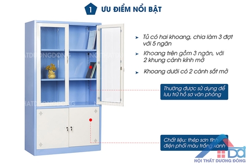 Tủ sắt đựng tài liệu -TS 21