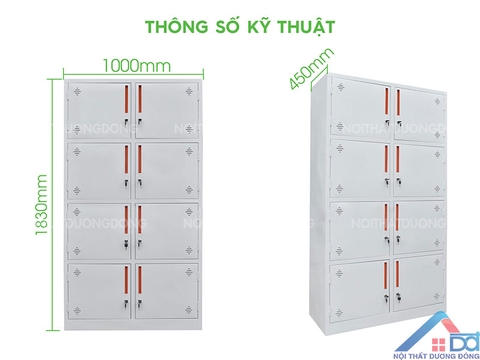 Tủ tài liệu sắt 8 cánh -TS 27