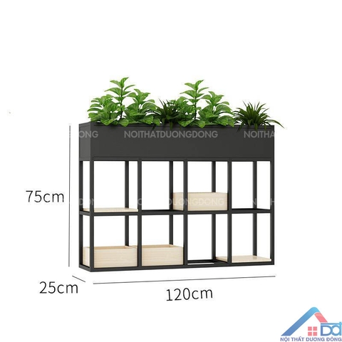 Tủ sắt trang trí để cây 1m2 -TT 14