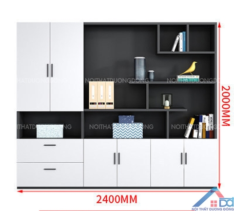 Tủ tài liệu, tủ sách 2m4 -TL 74