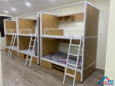 Giường sắt 2 tầng phòng ký túc xá -GT18