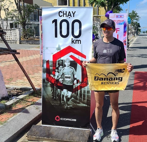 Chạy 100km dưới 8 giờ 30 phút của chàng trai Đà Nẵng