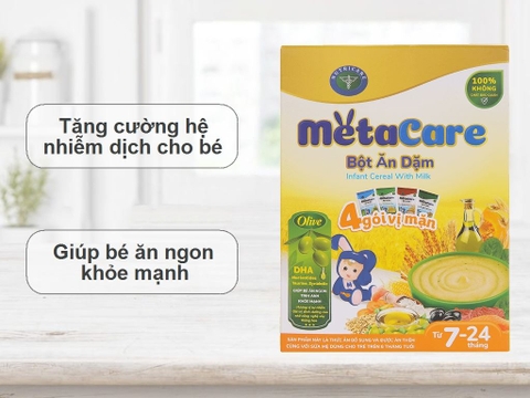Bột ăn dặm 4 vị mặn Metacare