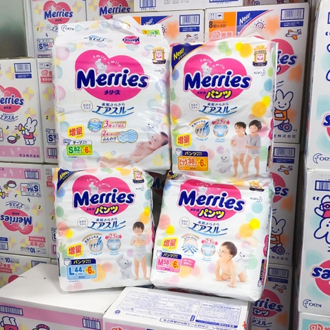 Bỉm Merries cộng miếng