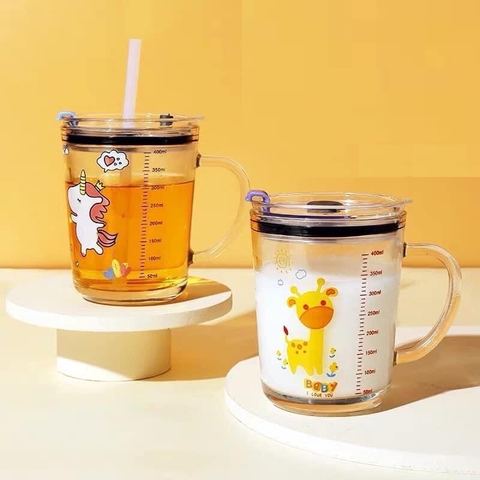 Ly ống hút có vạch chia