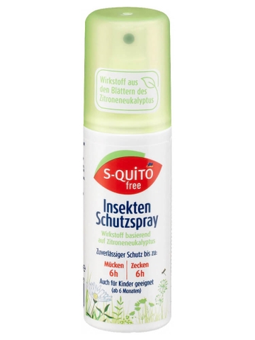 Xịt đuổi muỗi S-Q cho bé từ 1y+ tác dụng đến 8h