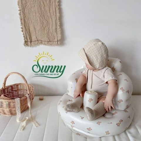 Ghế hơi tập ngồi gấu