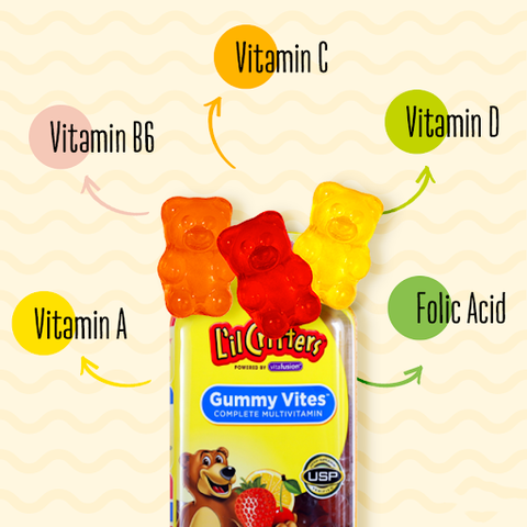 Kẹo Dẻo Gấu Mỹ bổ xung vtm 2+