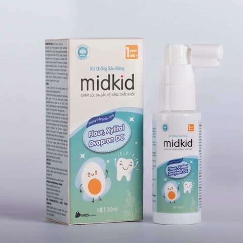 Xịt chống sâu răng Midkid 1y+