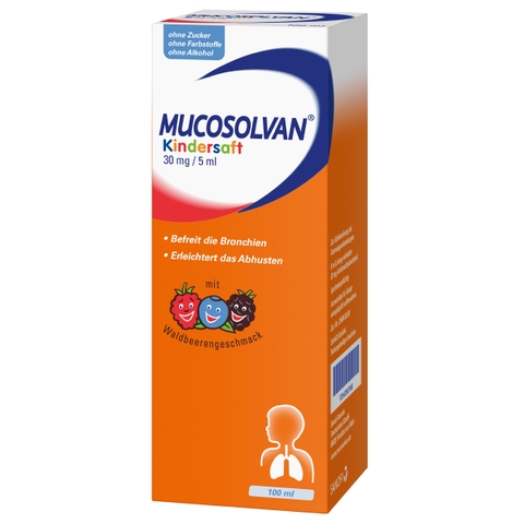 Siro trị ho,long đờm cho bé Mucosolvan Đức