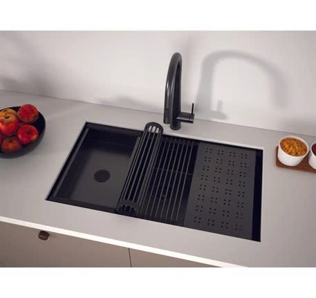 Chậu bếp Inox Hafele WS R10 HS25-SSN1S-7644 567.24.486 - Titan