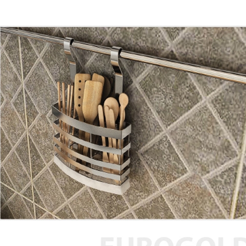 GIÁ ĐỂ ĐŨA THÌA MUÔI TREO NGOÀI INOX 304 EV118 – EUROGOLD