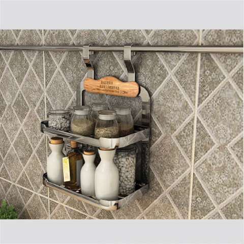 GIÁ TREO NGOÀI GIA VỊ 2 TẦNG EV28 – EUROGOLD