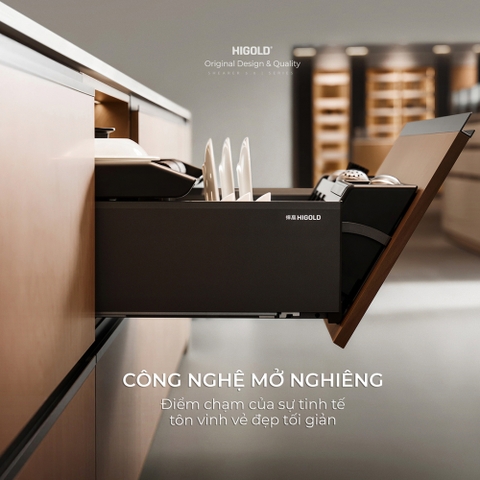 GIÁ ĐỂ BÁT ĐĨA HỘP NHÔM CAO CẤP DÒNG MỞ NHANH SHEARER 5.0