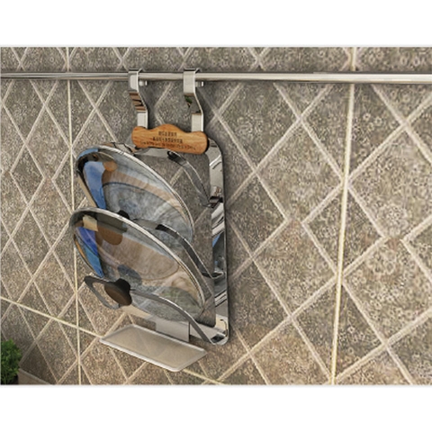 GIÁ TREO NGOÀI ĐỂ VUNG INOX 304 EV18 – EUROGOLD