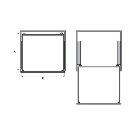 Bộ Rổ Xoong Nồi Cappella 600mm Hafele 549.08.023