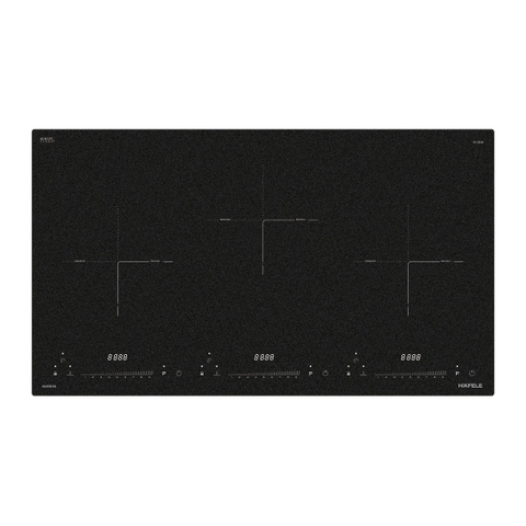 Bếp từ lắp âm 3 vùng nấu Hafele HC-I7834B - BST series 7