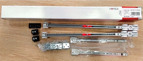 Phụ kiện cửa trượt giảm chấn và tự đóng 2 bên Hafele