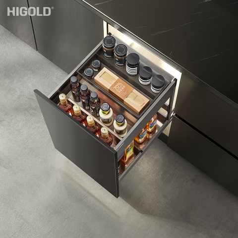 KỆ GIA VỊ HỘP NHÔM 4.0 HIGOLD SHEARER